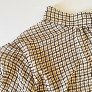 A New Day Checked Plaid Blouse